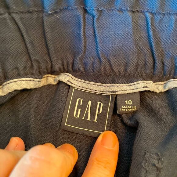GAP Paperbag waist high waist pull on pants w/ front & back pockets - Picture 8 of 12